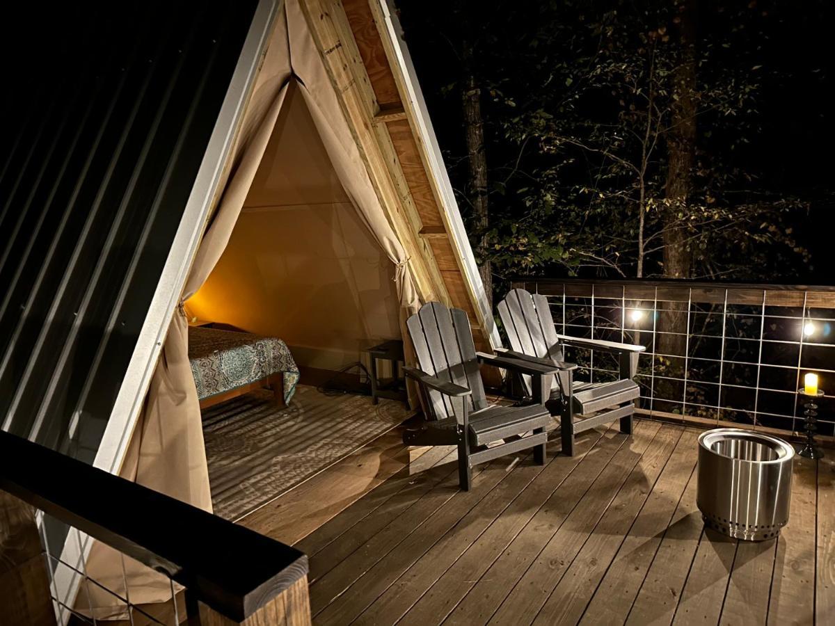 Bohamia - Cozy A-Frame Glamp On 268 Acre Forest Retreat Talladega Exterior photo